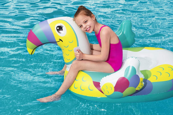 BESTWAY | Toucan Pool Day Ride-On Float Toy 68" x 36"/1.73m x 91cm | BES115TOY01331