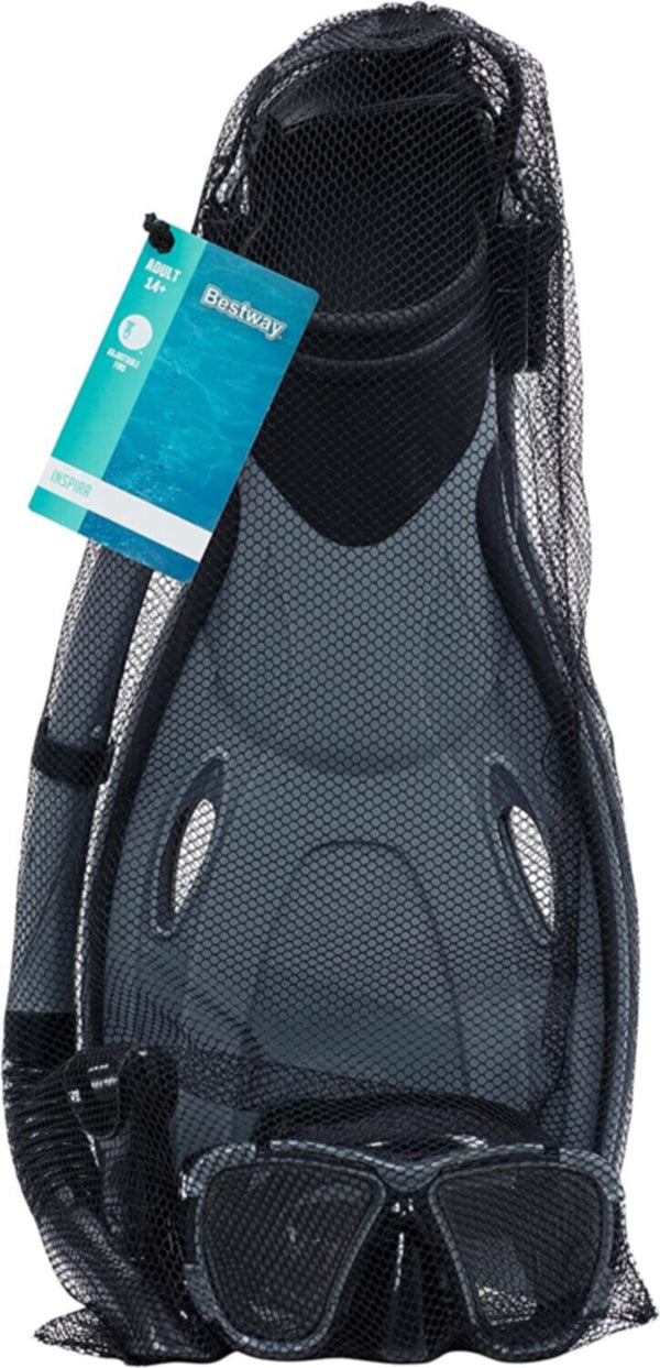 BESTWAY | Inspira Pro Snorkel Set L/XL Assorted | BES115TOY01608