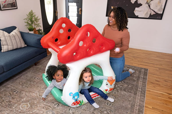 BESTWAY | Fisher Price Ball Pit Merry Mushroom 107x97x110cm | BES115TOY01864