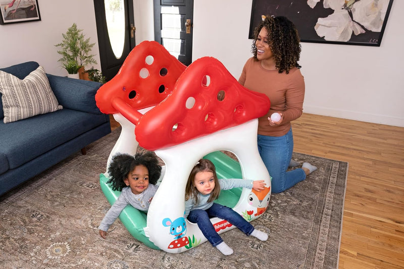 BESTWAY | Fisher Price Ball Pit Merry Mushroom 107x97x110cm | BES115TOY01864