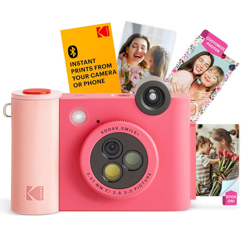KODAK  | Wireless Digital Smile Plus Instant Print Camera Fuchsia