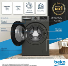 BEKO | Freestanding Washer Dryer 10Kg/7 Kg | WD10714M
