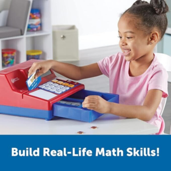 LEARNING RESOURCES UK| Pretend & Play Calculator Cash Register (Uk Currency) | LSP2629-UK
