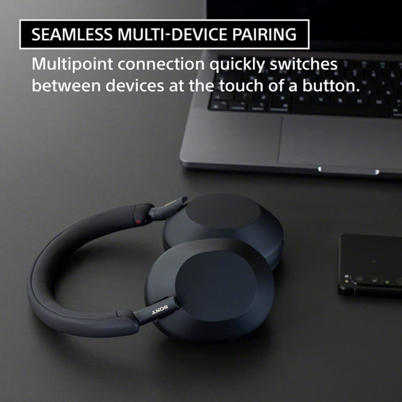 SONY | Wireless Industry Leading Noise Canceling Headphones Silver | WH-1000XM5/S