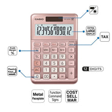 CASIO | The Standard for Business Mini Desk Type Calculator 12 Digits | MS-20F-W-DP