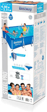BESTWAY | Steel Pro Above Ground Pool Blue 56424 4mx2.11m | BES115TOY01892