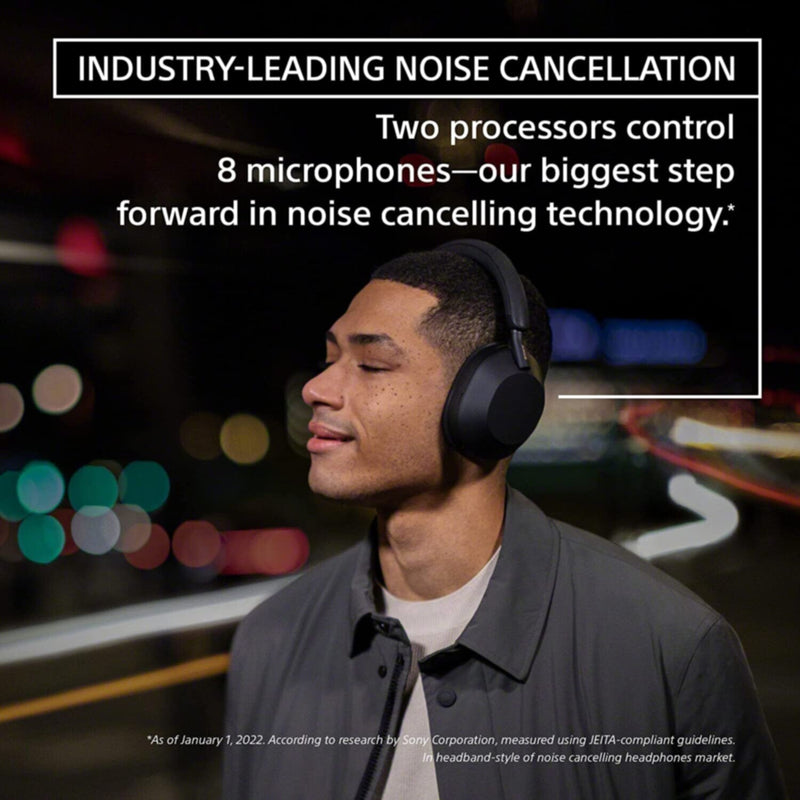 SONY | Wireless Industry Leading Noise Canceling Headphones Silver | WH-1000XM5/S