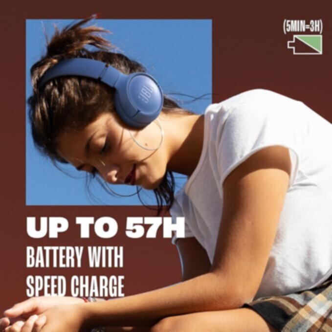 JBL|  T520 Bluetooth Purple Wireless On-Ear Headphone | 301001000000643