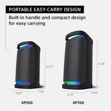 SONY | X-Series Wireless Portable-Bluetooth-Karaoke Party-Speaker IPX4 Splash-Resistant with 25 Hour-Battery | SRS-XP700