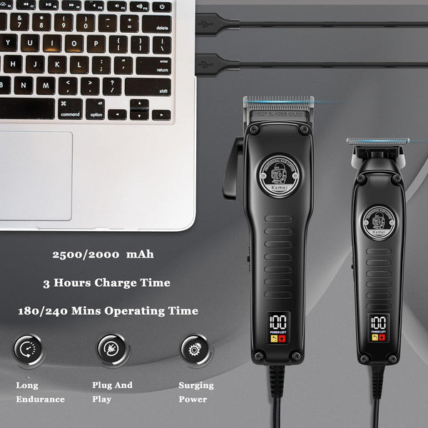 KEMEI | Professional Hair Clippers for Men | KM-1827