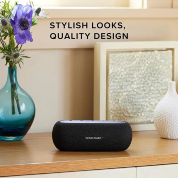 HARMAN KARDON|  Luna Black Elegant Portable Bluetooth Speaker | 301001000000600