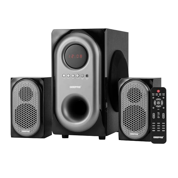 GEEPAS | 2.1" Multimedia Speaker System with Remote Control | GMS7493N