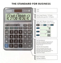 CASIO | The Standard for Business Desk Calculator 12 Digits | DF-120FM-W-DP