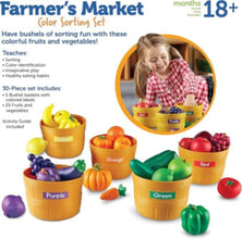 LEARNING RESOURCES UK| Farmer'S Market Food Sorting Set | LER3060