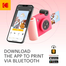 KODAK  | Wireless Digital Smile Plus Instant Print Camera Fuchsia