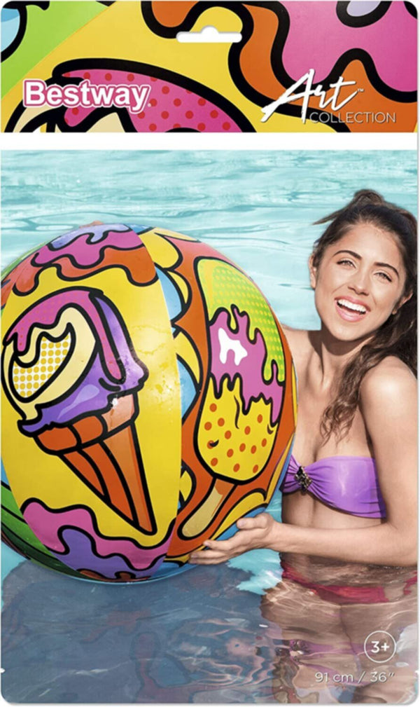 BESTWAY | POP Beach Ball 36"/91cm Inflatable  | BES115TOY00909