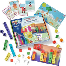 LEARNING RESOURCES UK| Mathlink Cubes Numberblocks 1-10 Activity Set (3+ Years) | LSP0949-UK