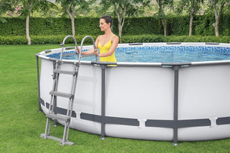 BESTWAY | Steel Pro Max Round Above Ground Pool Set 14x42-4.27mx1.07m | BES115TOY01850