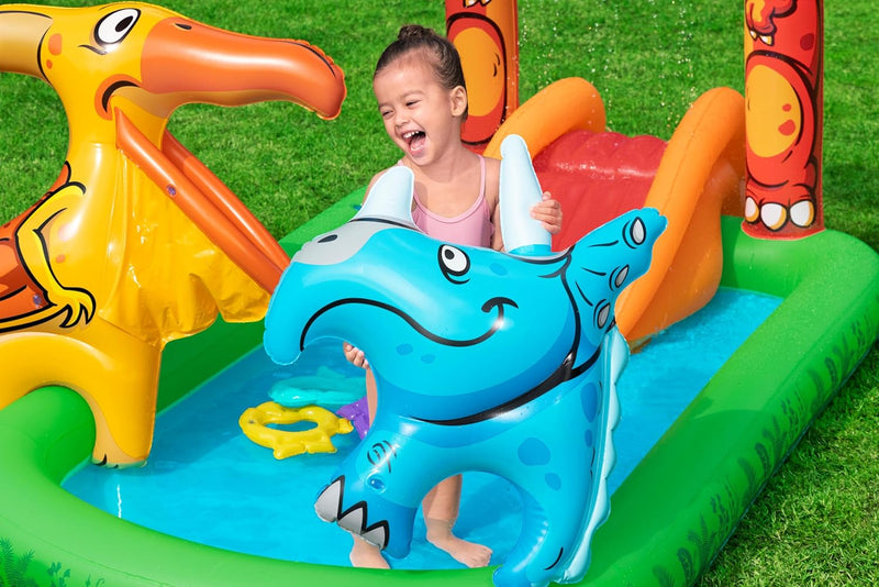 BESTWAY | Jurassic Splash Play Center 7.11x55x54 2.41mx1.40mx1.37m| BES115TOY01839