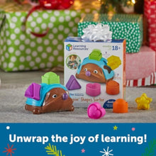 LEARNING RESOURCES UK| Spike The Fine Motor Hedgehog Poppinâ€™ Shapes Sorter | LER9118