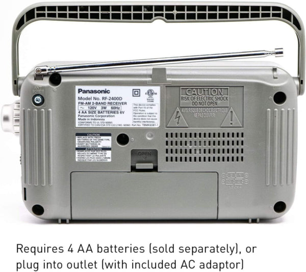 PANASONIC | AM-FM Portable Radio Battery Operated | RF 2400