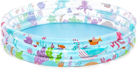 BESTWAY | Triple Ring Deep Dive Inflatable Kiddie Pool 1.52mx30cm | BES115TOY01881