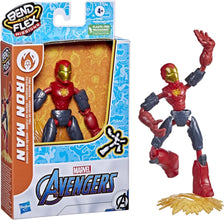 HASBRO | Avengers Bend And Flex Iron Man Fire Mission Toy 6