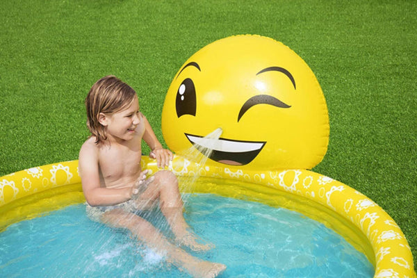 BESTWAY | Summer Smiles Sprayer Pool  65" x 57" x 27"/1.65m x 1.44m x 69cm | BES115TOY01154