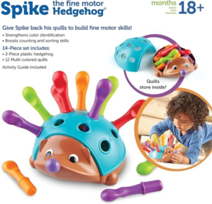 LEARNING RESOURCES UK| Spike The Fine Motor Hedgehog (1.5+ Years) | LER8904