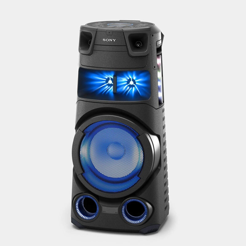 SONY | High Power Party Speaker with Bluetooth Technology (Karaoke,Gesture Control, Party Light, Taiko) Black | MHC-V73