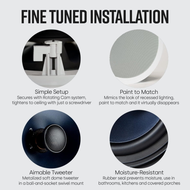 POLK | High-Quality In-Wall Speakers with 6