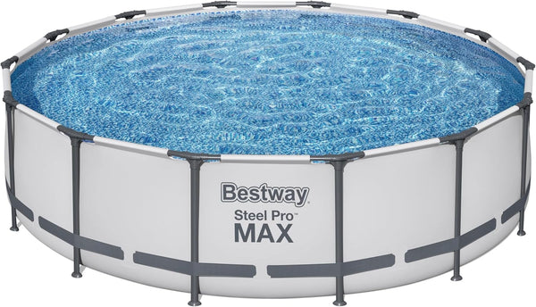 BESTWAY | Steel Pro Max Round Above Ground Pool Set 14x42-4.27mx1.07m | BES115TOY01850