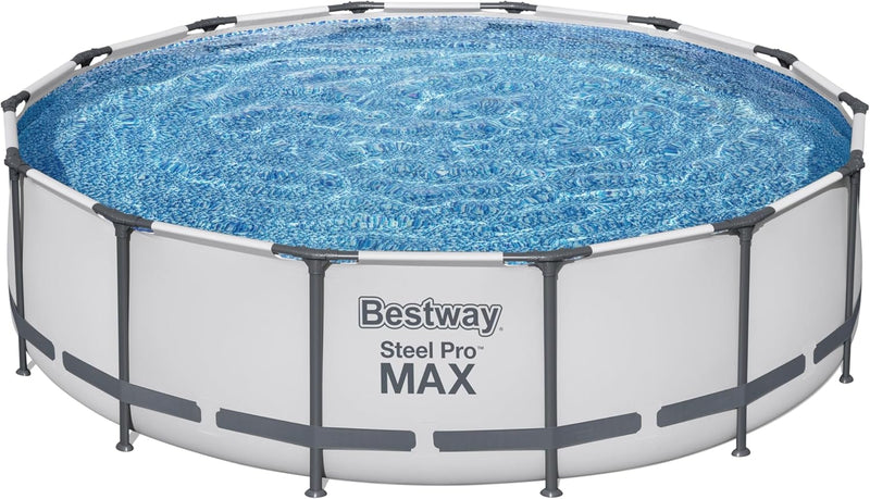 BESTWAY | Steel Pro Max Round Above Ground Pool Set 14x42-4.27mx1.07m | BES115TOY01850