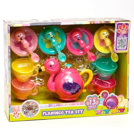ZOOTROOP | Flamingo Tea Set With Lots Of Accessories | 59016