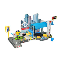 BBURAGO | 1:43 Scale Street Fire Car Wash Playset Incl. 1 Car 18-30406 | 47530406