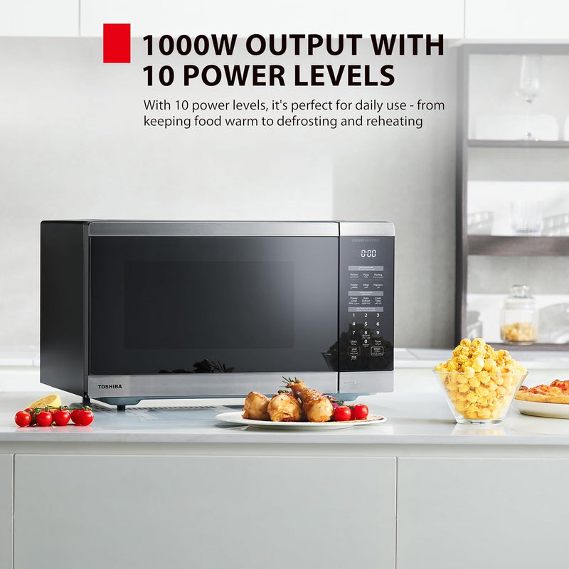 TOSHIBA | Microwave Oven L series 45L Membrane Solo 1000W | ML3-EM45PFI(MB)
