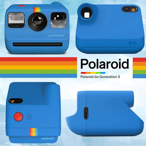 POLAROID | Go Generation 2 Instant Film Mini Camera With 8 Sheet Bundle