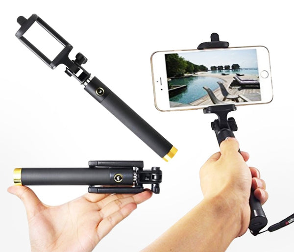 FN-Locust Series Selfie Stick, Connects To  Smartphone, Integrated Foldable Smart Shooting Aid | JPA1719