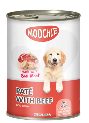 Dog Food Moochie Pate With Beef 400G | 82172