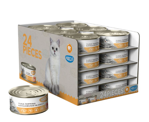 MOOCHIE | Tuna Topping Katsuobushi In Gravy 24X85G | 82175