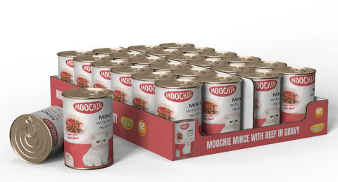MOOCHIE | Mince With Beef In Gravy 24X400G | 82189