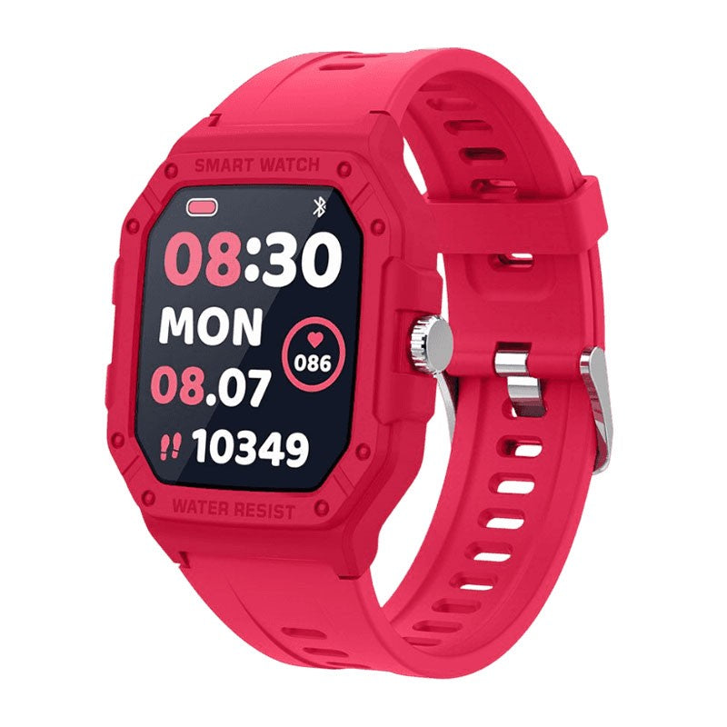 MOXEDO | Junior 1.7 Inch HD Screen Cool 6 Watch Faces Sleep Mode 22 Sports Modes  Alarm Clock SmartWatch For Girls And Boys Red | MX-SWK22-RD