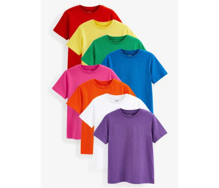 Uni Mixed Color Breathable Casual Round Neck Cotton T-Shirt - XXL | JPN2484