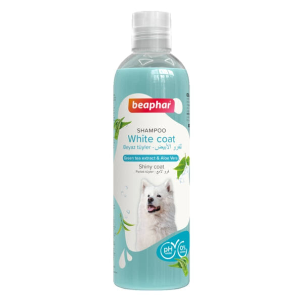 BEAPHAR | Shampoo Green tea and Aloe vera for White coated dogs-250 ml