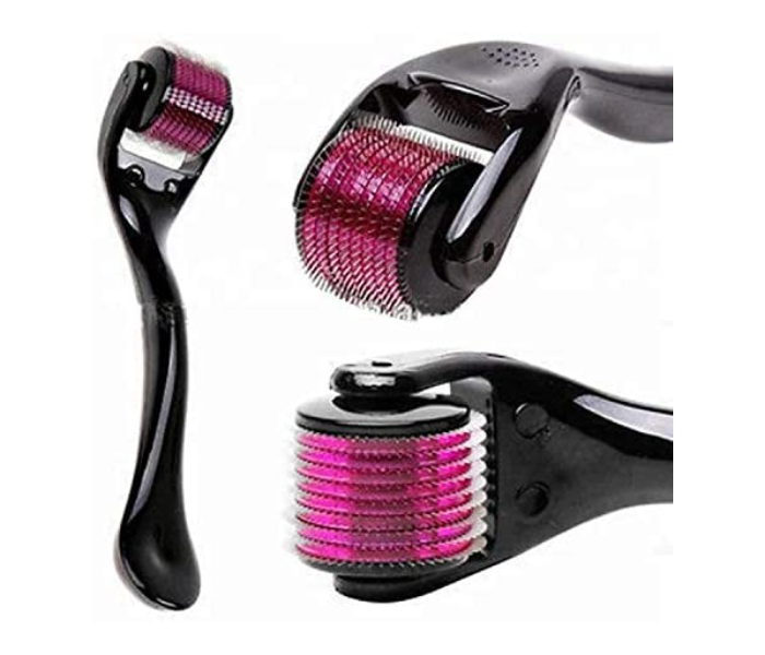 Derma Roller 1.0mm Micro Needle For Skin Care Titanium Black With Protection Case | JPK8454