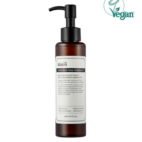 DEAR KLAIRS | Gentle Black Deep Cleansing Oil 150ml | 8809115025937