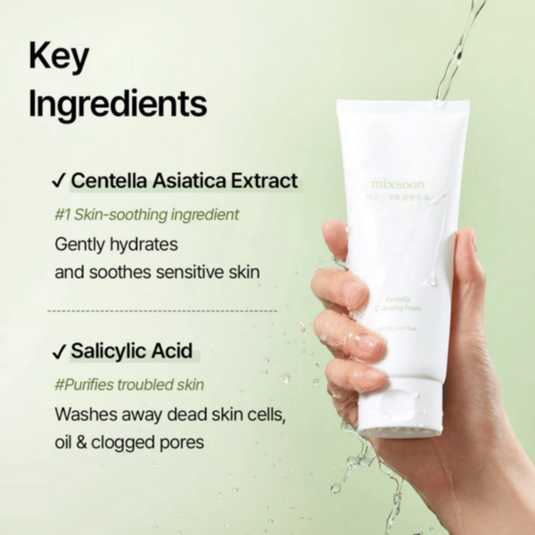MIXSOON | Centella Cleansing Foam 150Ml KR1AB0102B