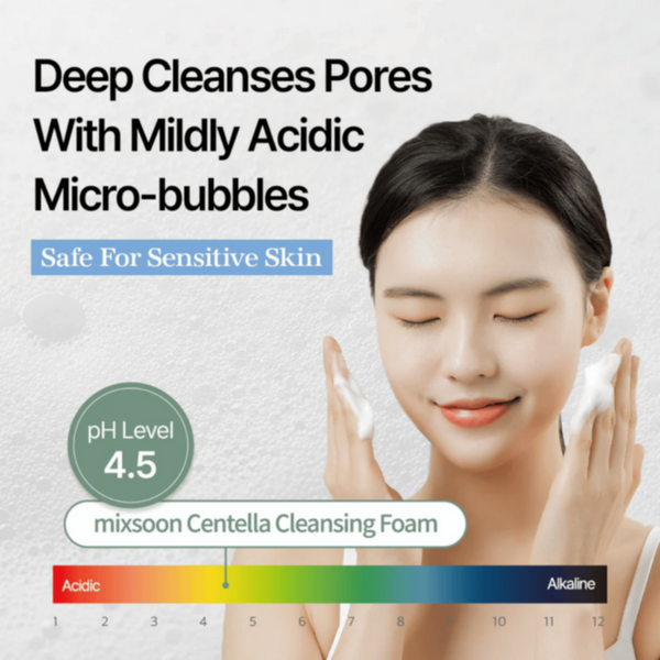 MIXSOON | Centella Cleansing Foam 150Ml KR1AB0102B
