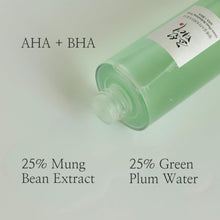 BEAUTY OF JOSEON | Green Plum Refreshing Toner Aha + Bha 150ml