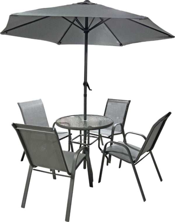 Garden Set 6Pcs Chairs Grey | DP-S5008RGR